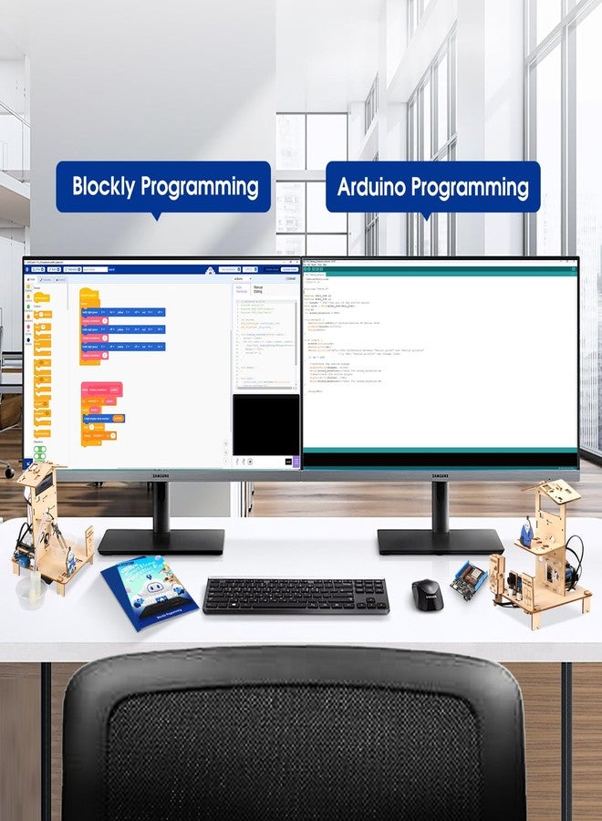ايسبوت مجموعة ACEBOTT التعليمية الذكية للمنزل والمدرسة، 5 في 1، ESP32، متوافقة مع Arduino، مجموعات علوم الروبوتات STEM للطلاب من عمر 12 عامًا فما فوق، مشاريع هندسية، أنشطة STEAM، هدايا للأطفال من عمر 12 إلى 16 عامًا - Image 4